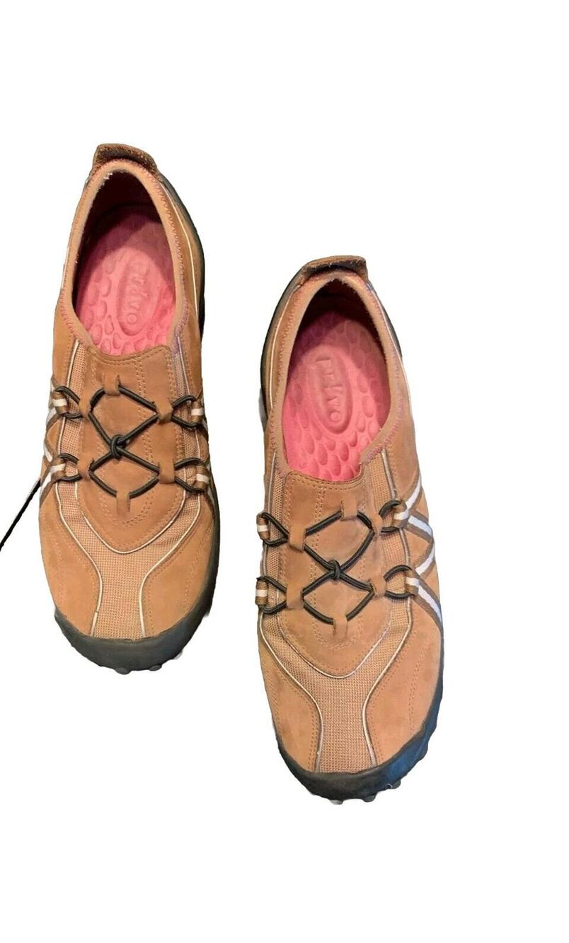Privo by Clarks 75332 Women's Size 7 Brown Suede Leather Slip On Comfort